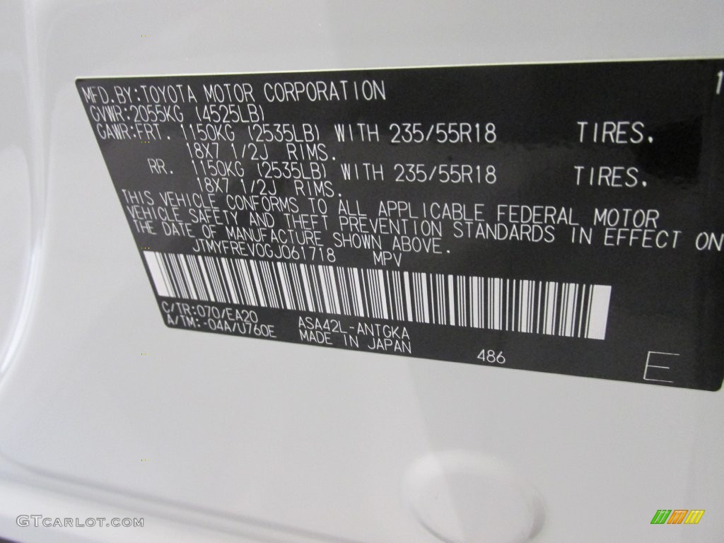 2016 RAV4 Limited - Blizzard Pearl / Black photo #34