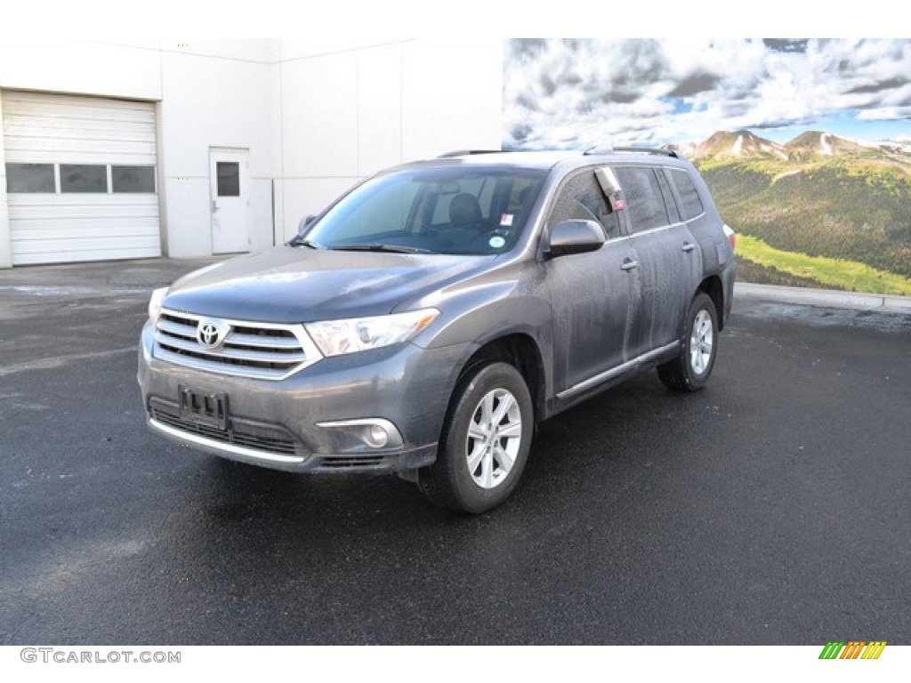 Magnetic Gray Metallic 2013 Toyota Highlander SE 4WD Exterior Photo #109733191