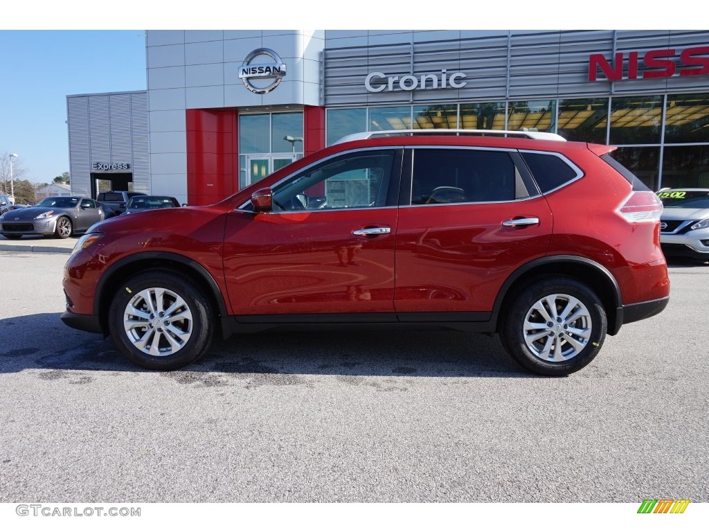 2016 Rogue SV - Cayenne Red / Almond photo #2