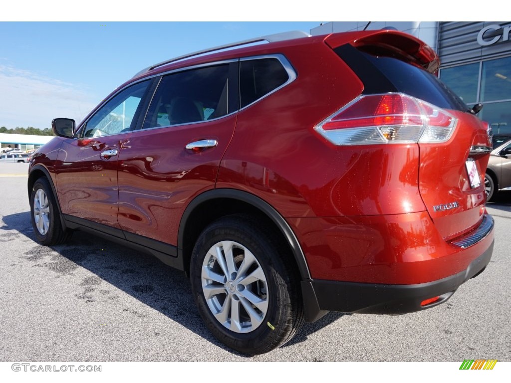 2016 Rogue SV - Cayenne Red / Almond photo #3