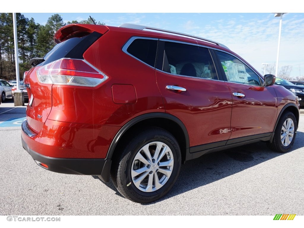 2016 Rogue SV - Cayenne Red / Almond photo #5