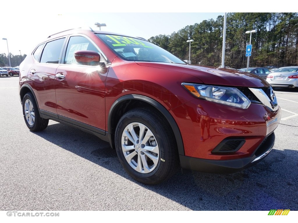 2016 Rogue SV - Cayenne Red / Almond photo #7