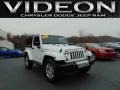 Bright White 2014 Jeep Wrangler Sahara 4x4