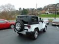 2014 Bright White Jeep Wrangler Sahara 4x4  photo #3