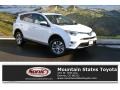 2016 Super White Toyota RAV4 XLE Hybrid AWD  photo #1