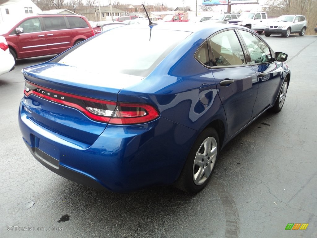 2013 Dart SE - Blue Streak Pearl Coat / Black photo #3