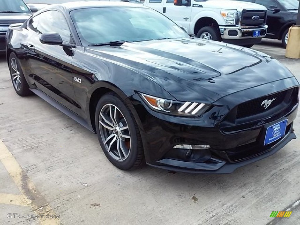 Shadow Black Ford Mustang