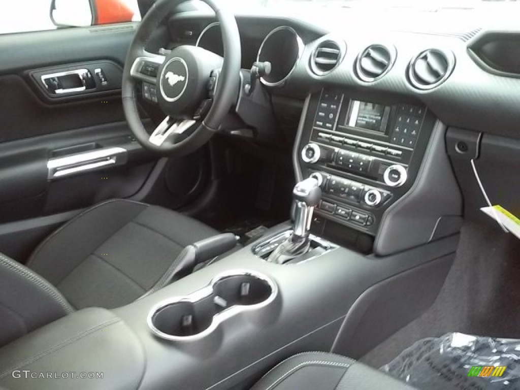 2016 Mustang V6 Coupe - Competition Orange / Ebony photo #14