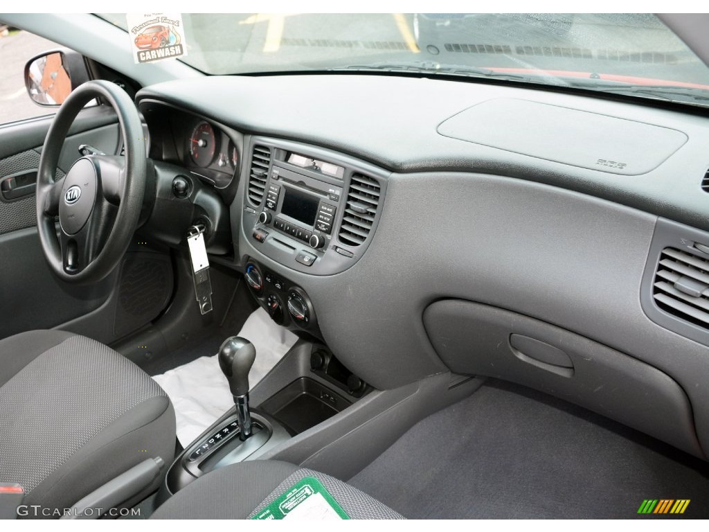 2010 Rio LX Sedan - Sunset Orange / Gray photo #5