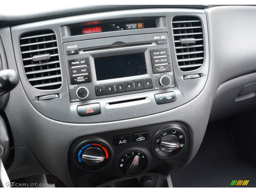 2010 Rio LX Sedan - Sunset Orange / Gray photo #11