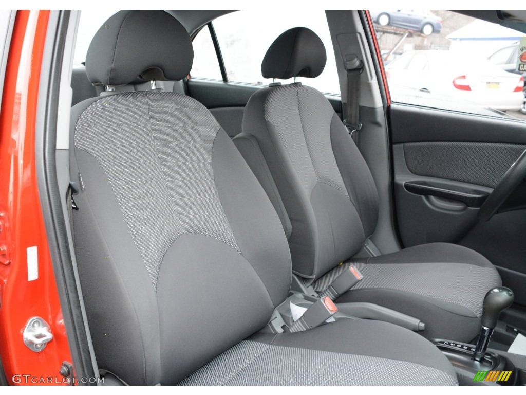 2010 Rio LX Sedan - Sunset Orange / Gray photo #13