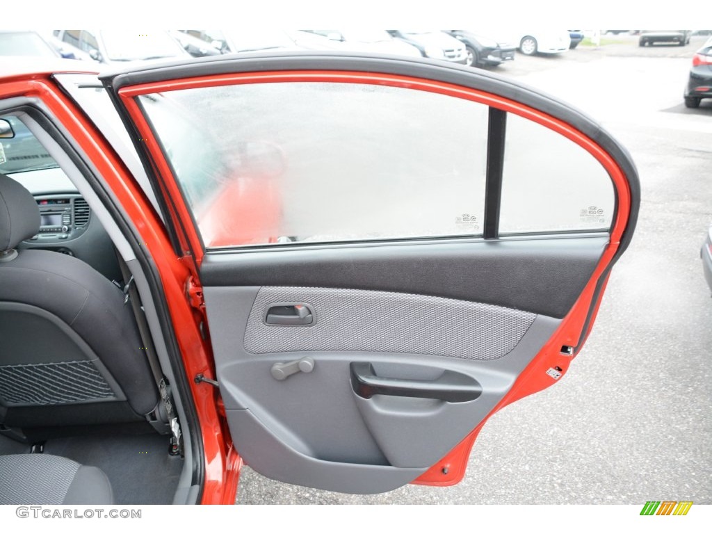 2010 Rio LX Sedan - Sunset Orange / Gray photo #16