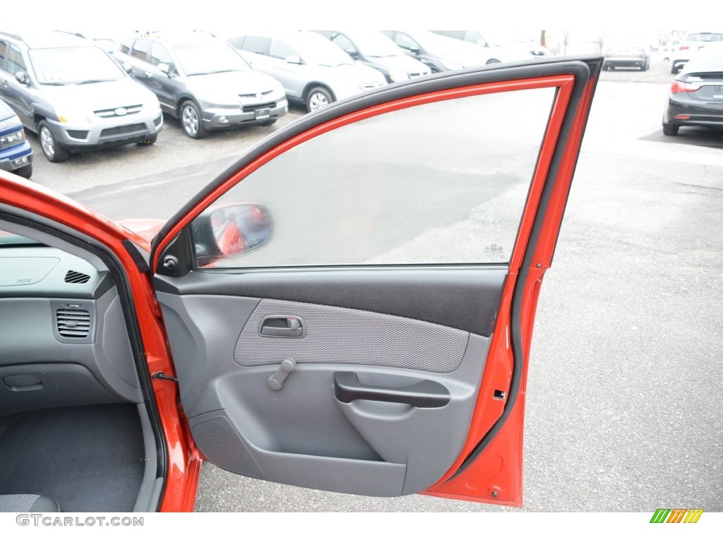 2010 Rio LX Sedan - Sunset Orange / Gray photo #17