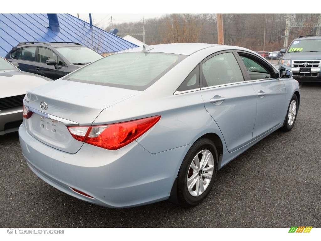 2011 Sonata GLS - Iridescent Silver Blue Metallic / Gray photo #6