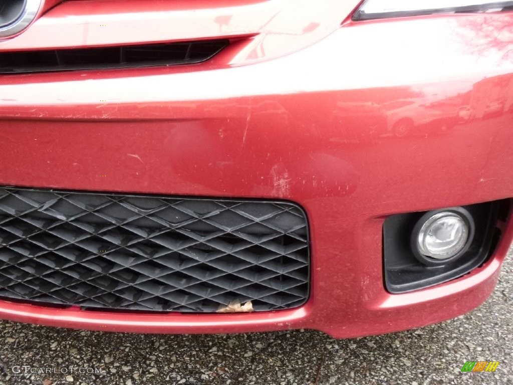 2006 MAZDA5 Sport - Cardinal Red Mica / Black photo #12