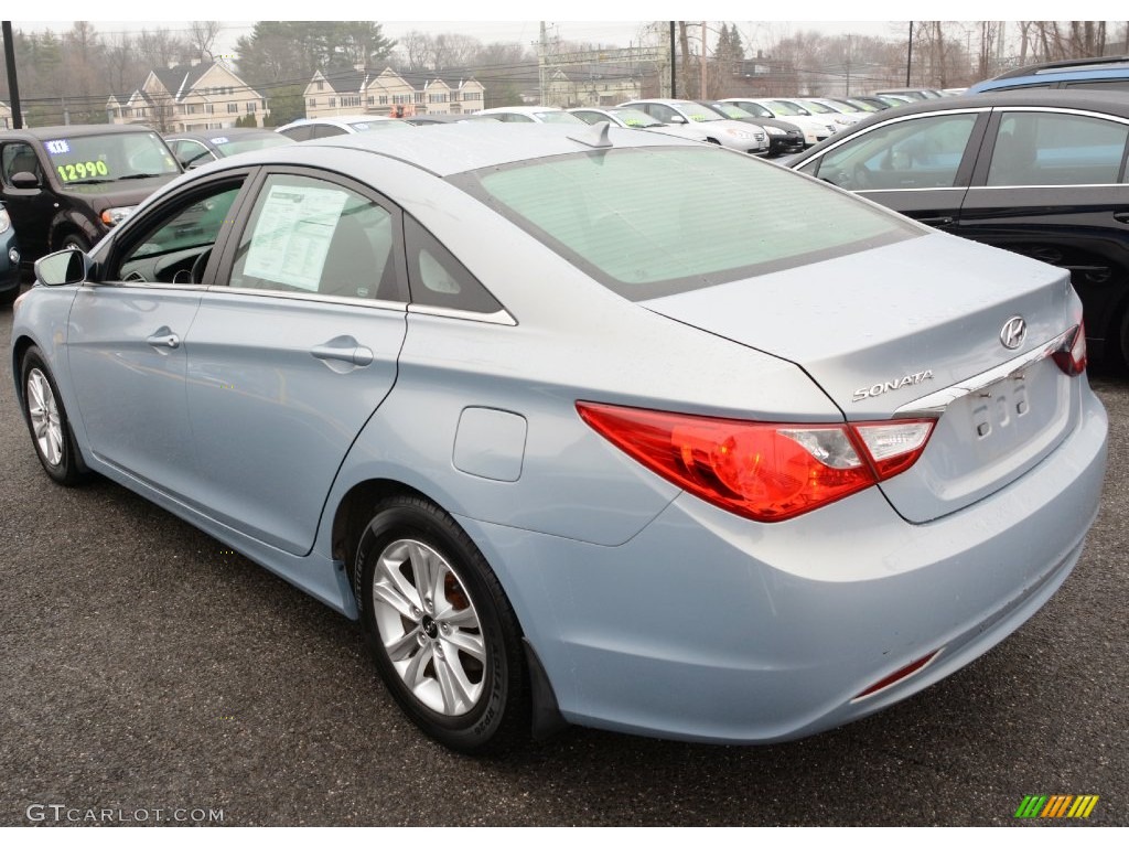 2011 Sonata GLS - Iridescent Silver Blue Metallic / Gray photo #10