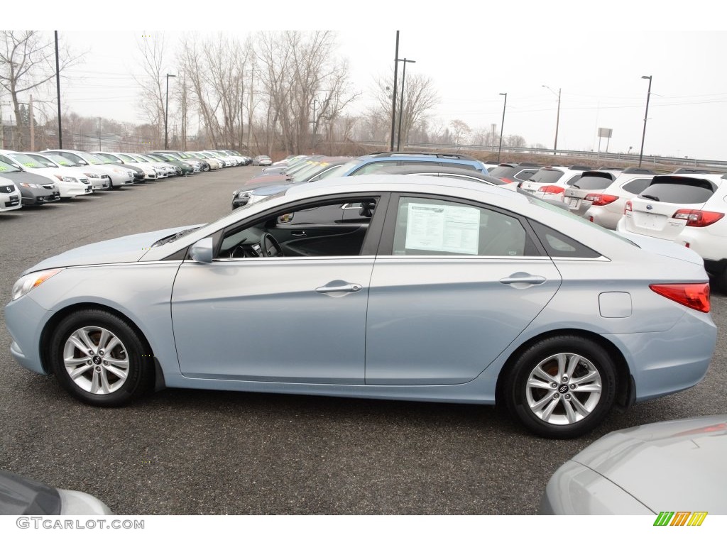 2011 Sonata GLS - Iridescent Silver Blue Metallic / Gray photo #11