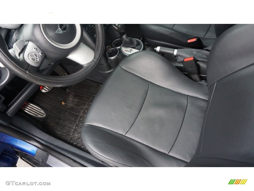 2005 Cooper S Hardtop - Hyper Blue Metallic / Black/Panther Black photo #15