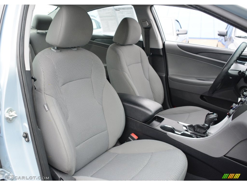 2011 Sonata GLS - Iridescent Silver Blue Metallic / Gray photo #16