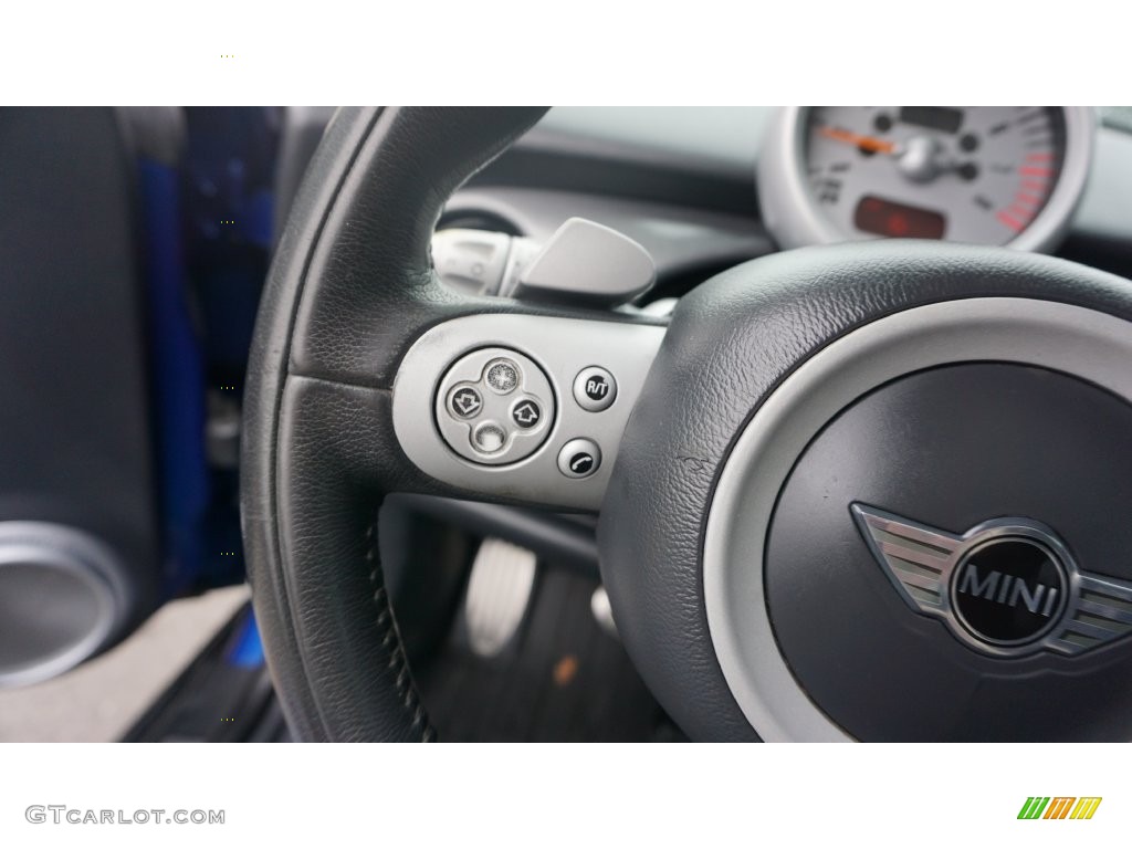 2005 Cooper S Hardtop - Hyper Blue Metallic / Black/Panther Black photo #26
