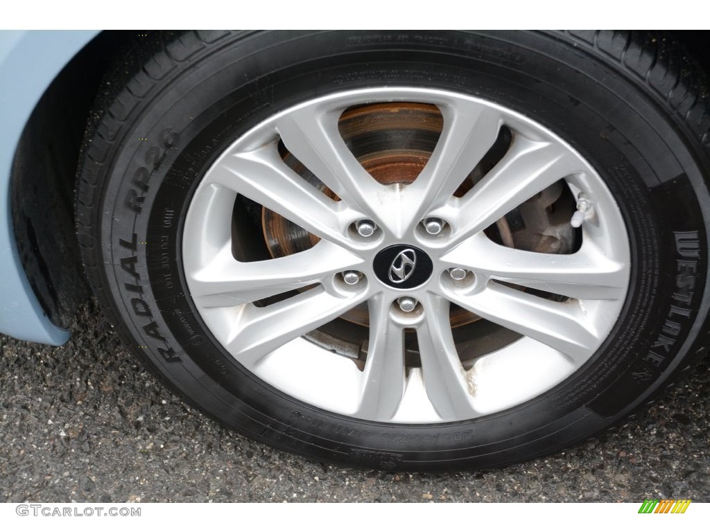 2011 Sonata GLS - Iridescent Silver Blue Metallic / Gray photo #24