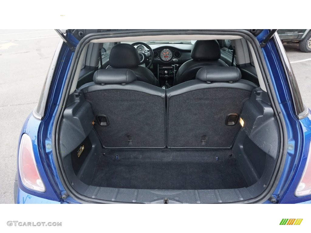 2005 Cooper S Hardtop - Hyper Blue Metallic / Black/Panther Black photo #39