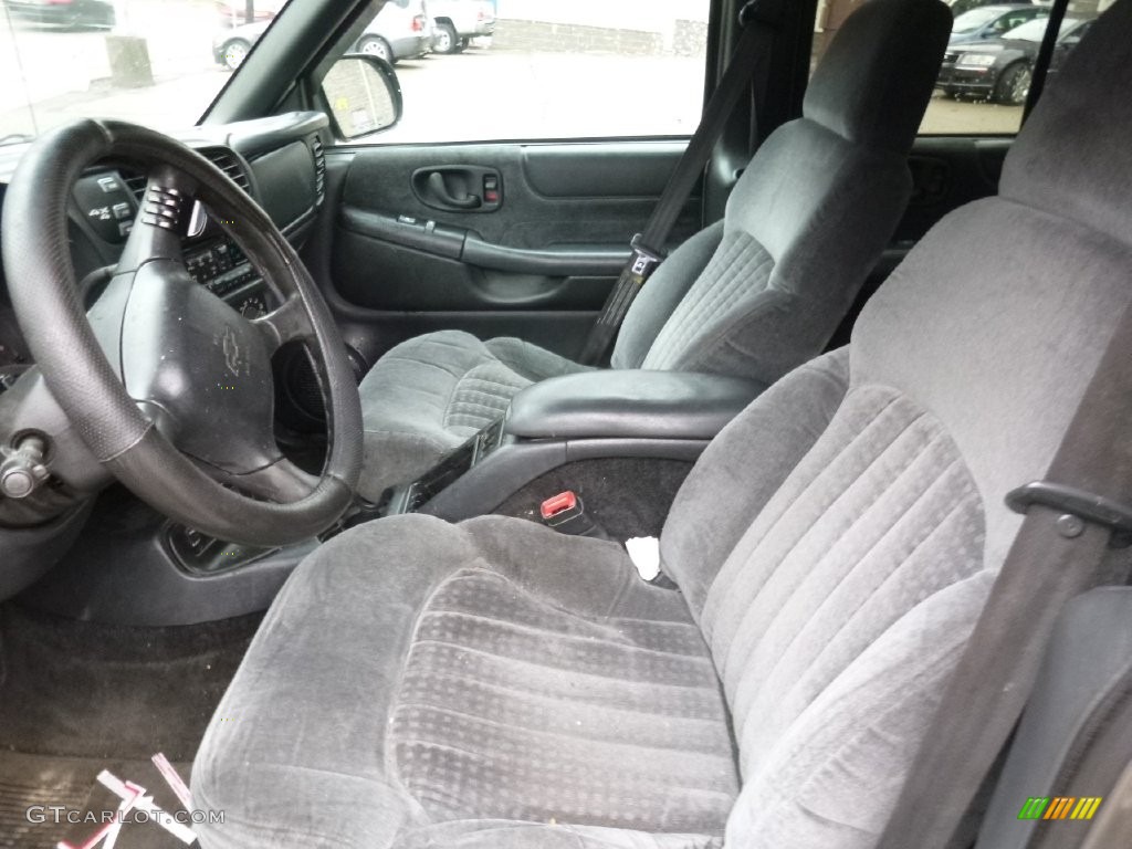2000 Blazer LS 4x4 - Light Pewter Metallic / Graphite Gray photo #14
