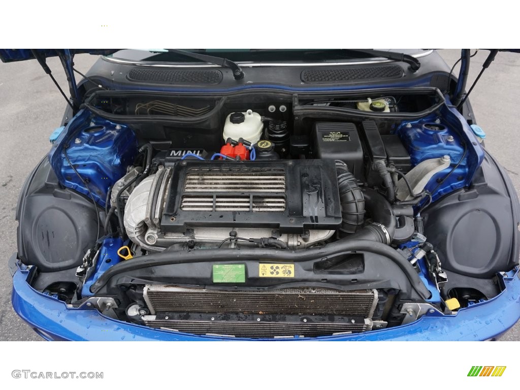 2005 Cooper S Hardtop - Hyper Blue Metallic / Black/Panther Black photo #40