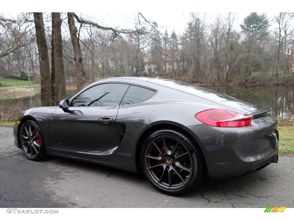 2014 Cayman S - Agate Grey Metallic / Black photo #4