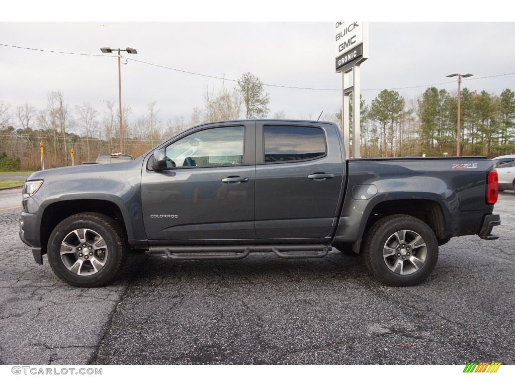 2016 Colorado Z71 Crew Cab 4x4 - Cyber Gray Metallic / Jet Black photo #4