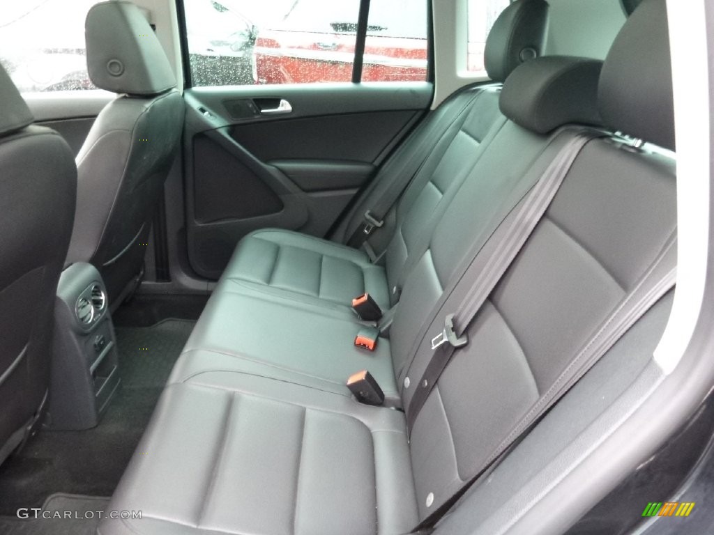 2012 Tiguan SEL 4Motion - Deep Black Metallic / Black photo #6