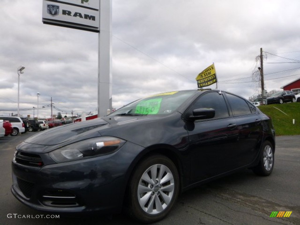 2014 Dart SXT - Maximum Steel Metallic / Black/Light Tungsten photo #1