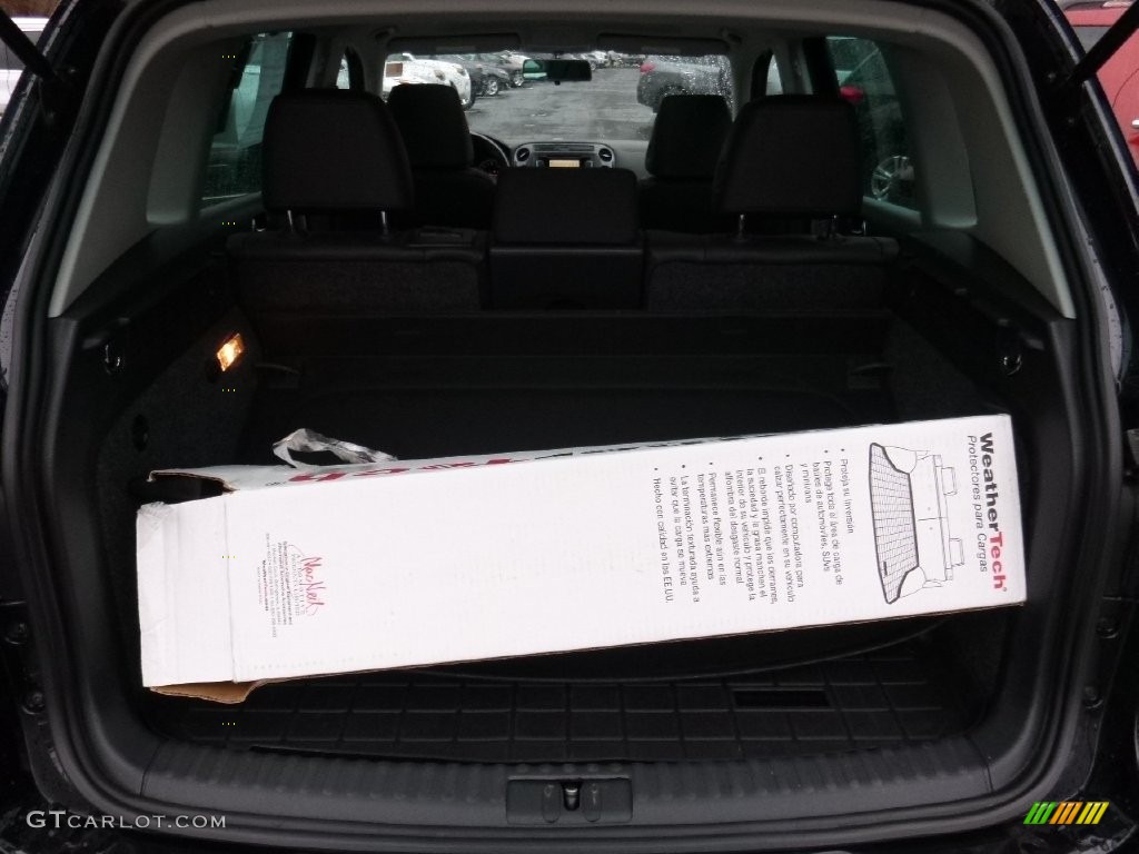 2012 Tiguan SEL 4Motion - Deep Black Metallic / Black photo #14