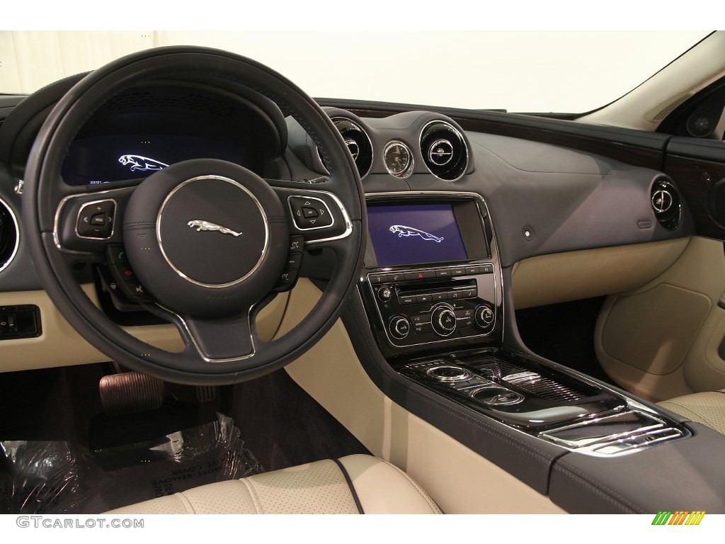 2013 XJ XJL Portfolio AWD - Indigo Metallic / Ivory/Truffle photo #8