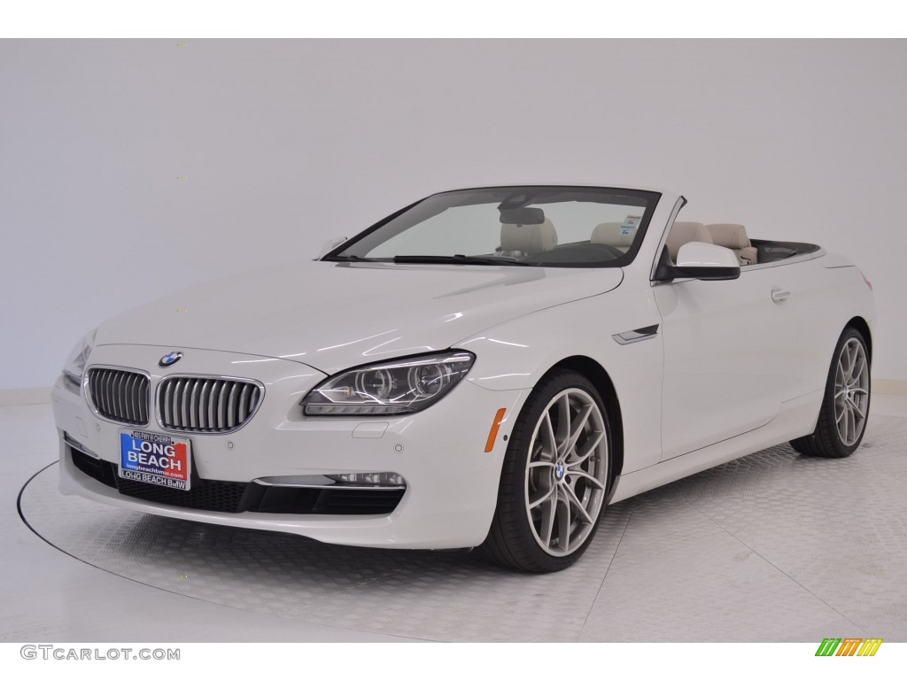2013 6 Series 650i Convertible - Mineral White Metallic / Ivory White photo #3