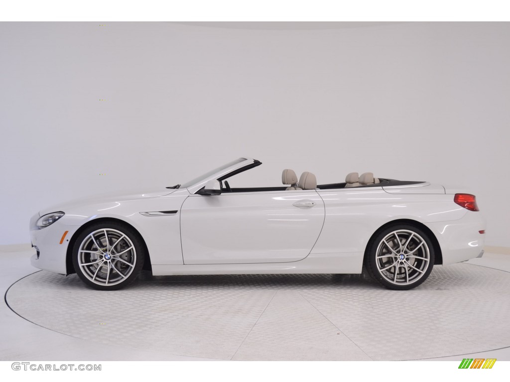 2013 6 Series 650i Convertible - Mineral White Metallic / Ivory White photo #4