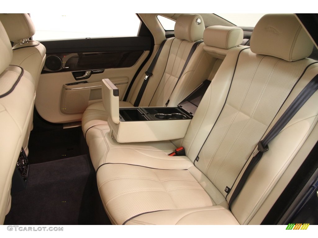 2013 XJ XJL Portfolio AWD - Indigo Metallic / Ivory/Truffle photo #35