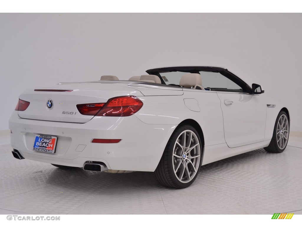 2013 6 Series 650i Convertible - Mineral White Metallic / Ivory White photo #7