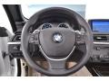 Ivory White Steering Wheel Photo for 2013 BMW 6 Series #109744945
