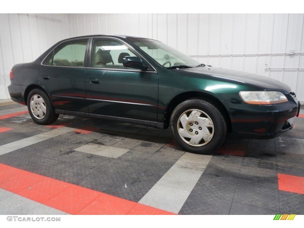 2000 Accord LX Sedan - Dark Emerald Pearl / Ivory photo #6