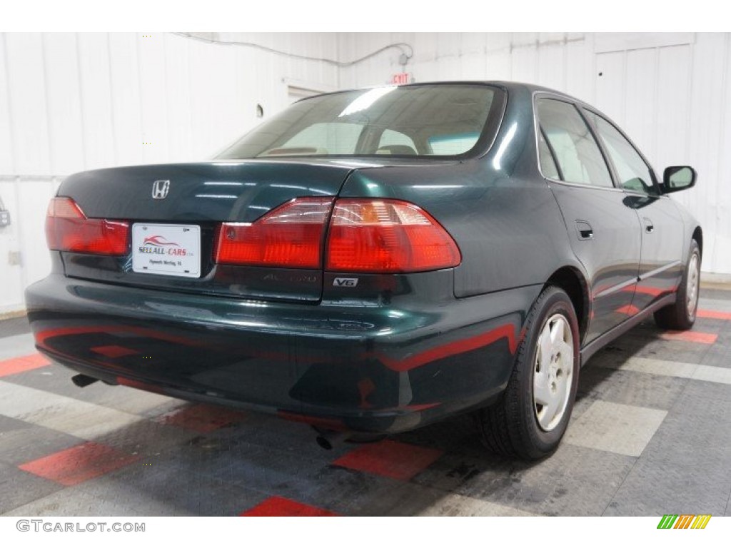 2000 Accord LX Sedan - Dark Emerald Pearl / Ivory photo #8