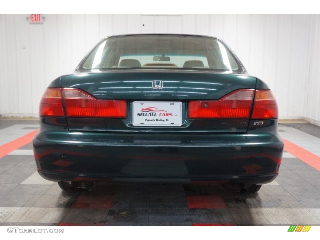 2000 Accord LX Sedan - Dark Emerald Pearl / Ivory photo #9