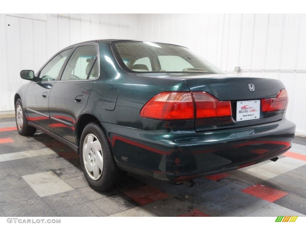 2000 Accord LX Sedan - Dark Emerald Pearl / Ivory photo #10