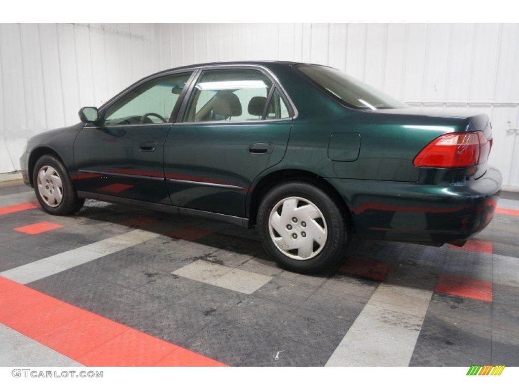 2000 Accord LX Sedan - Dark Emerald Pearl / Ivory photo #11