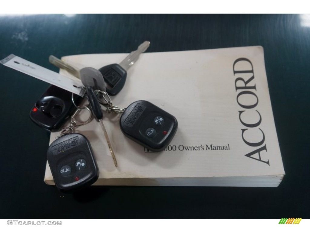 2000 Accord LX Sedan - Dark Emerald Pearl / Ivory photo #39