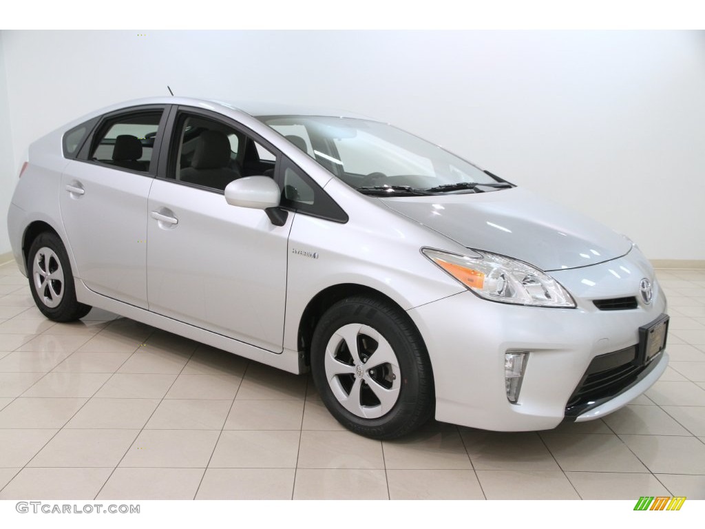 2012 Prius 3rd Gen Two Hybrid - Classic Silver Metallic / Dark Gray photo #1