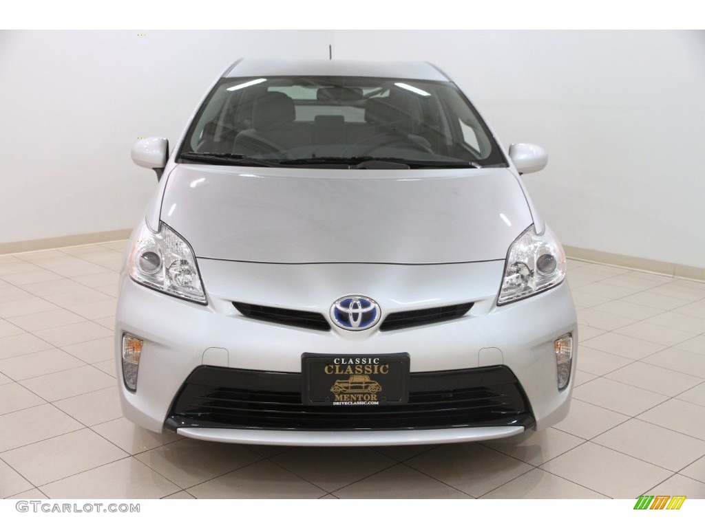 2012 Prius 3rd Gen Two Hybrid - Classic Silver Metallic / Dark Gray photo #2