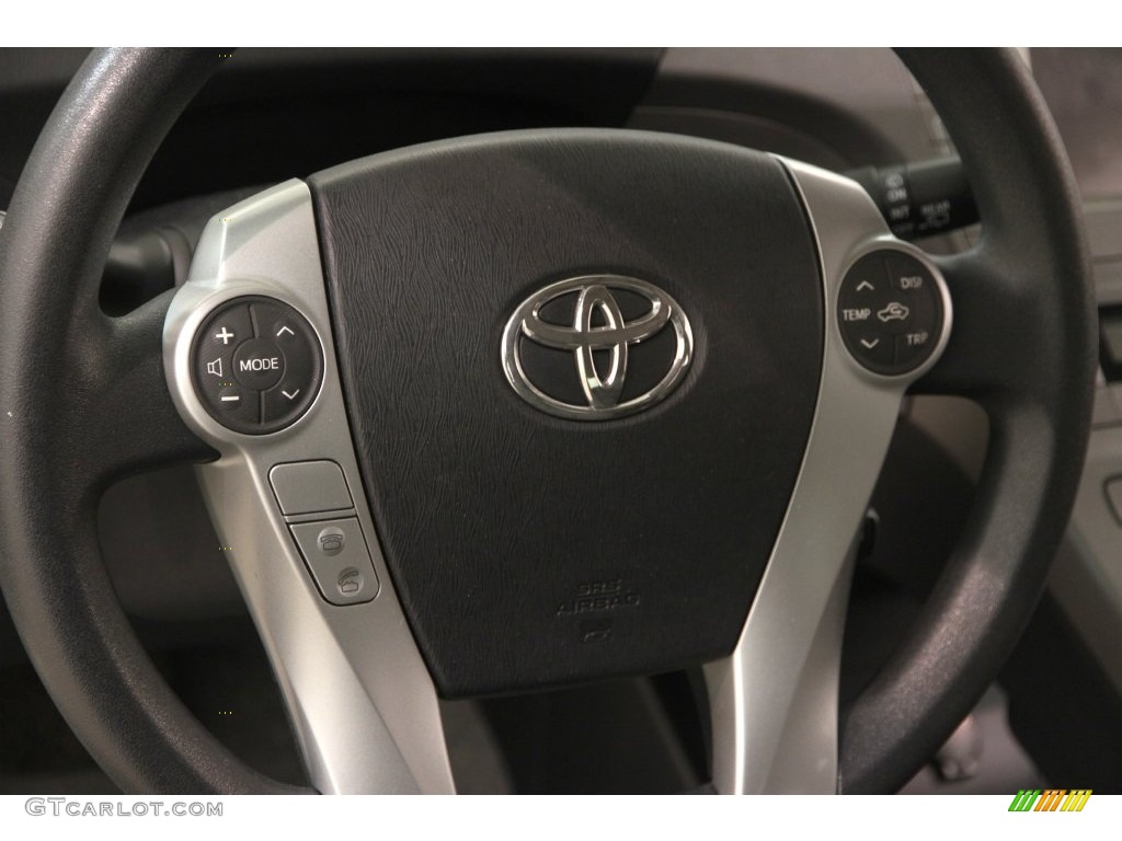 2012 Prius 3rd Gen Two Hybrid - Classic Silver Metallic / Dark Gray photo #6