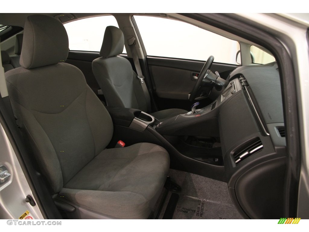 2012 Prius 3rd Gen Two Hybrid - Classic Silver Metallic / Dark Gray photo #13