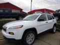 2016 Bright White Jeep Cherokee Sport 4x4  photo #1